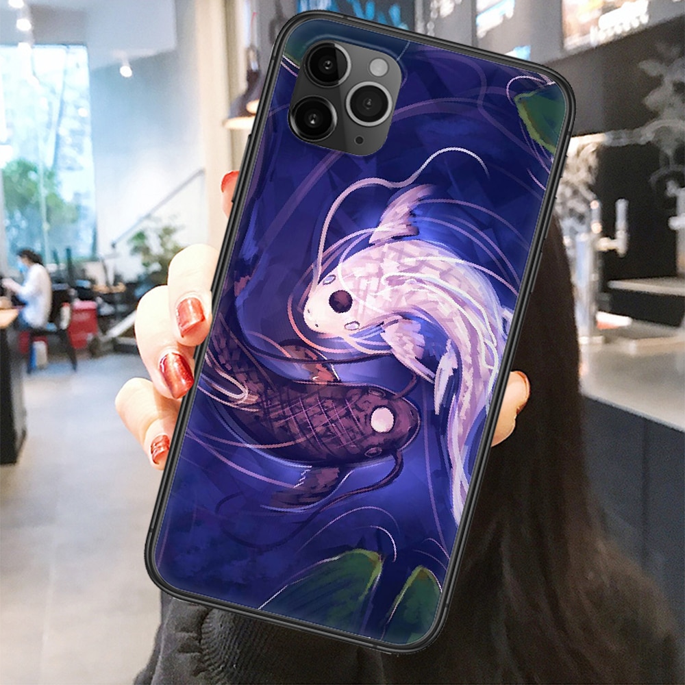 Avatar The Last Airbender Appa Phone Case Cover Hull For iphone 5 5s se 2 6 6s 7 8 12 mini plus X XS XR 11 PRO MAX Frosted black