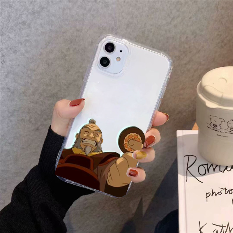 Avatar the Last Airbender Clear Phone Case For iPhone 12 11 Pro MaxX XS XR SE20 7 8 Plus Japan Anime Soft Silicone Cover Fundas