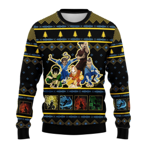 Avatar Last Airbender Ugly Christmas Sweater Great Gift Idea for Holidays