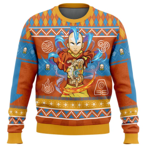 Avatar the Last Airbender Avatar Aang Ugly Christmas Sweater